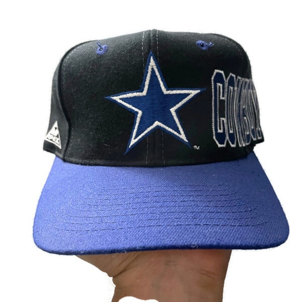 Vintage Apex One Dallas Cowboys Spell out SnapBack Hat NWOT